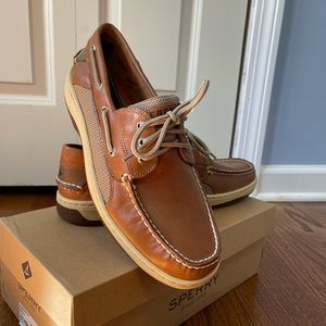 Sperry Billfish Dark Tan Boat Shoes